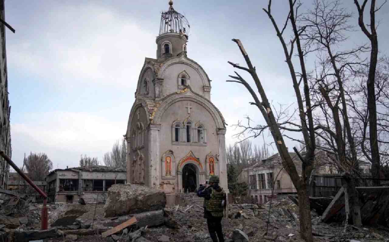 Churches are the target of the Russian bombing