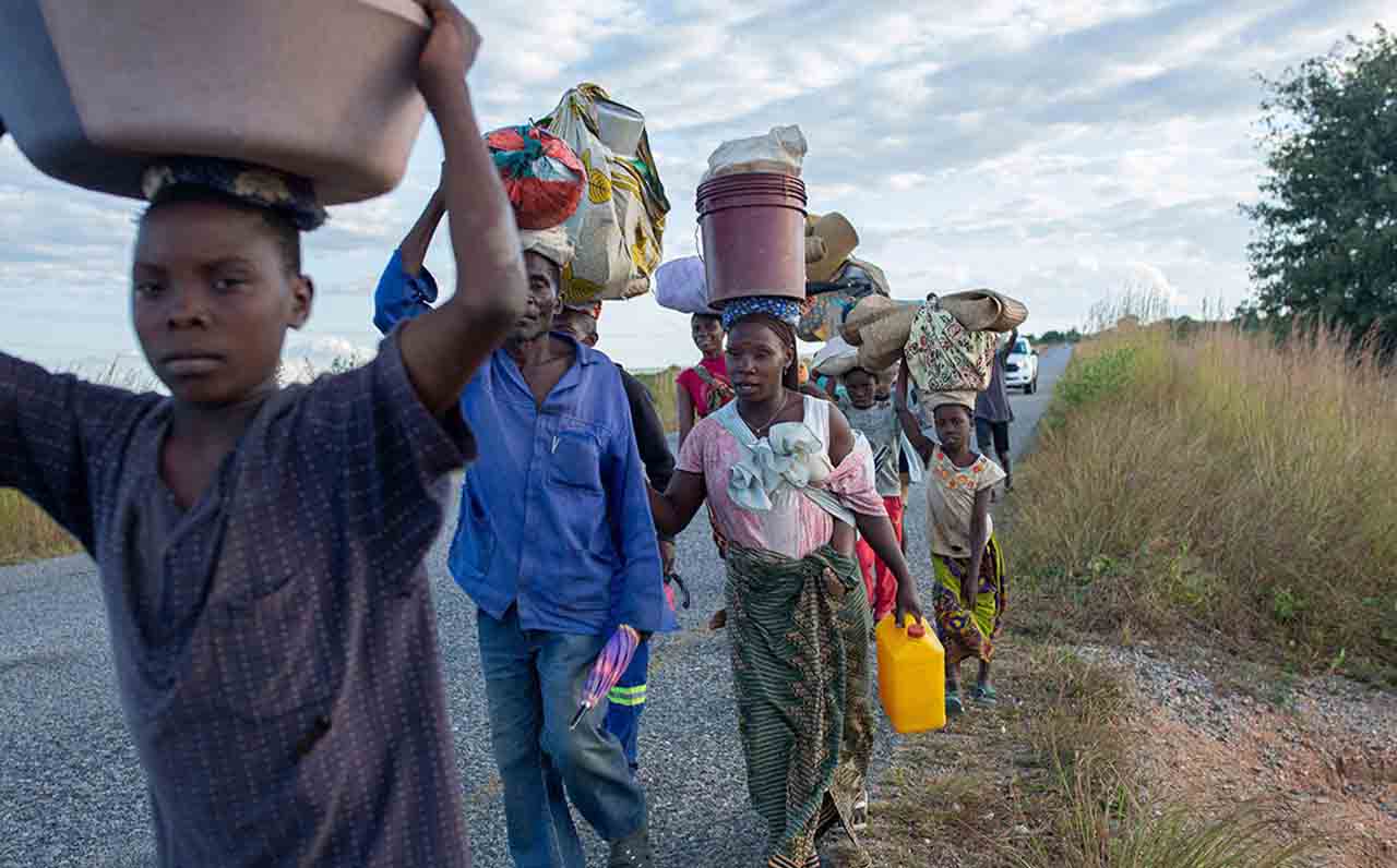 Hundreds of thousands of displaced people in Mozambique